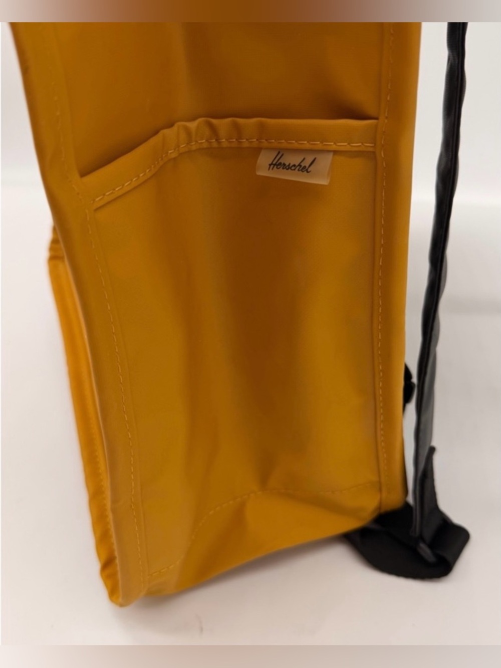 Herschel Waterproof Yellow Backpack Rain Travel School Bag Unisex - Picture 6 of 11